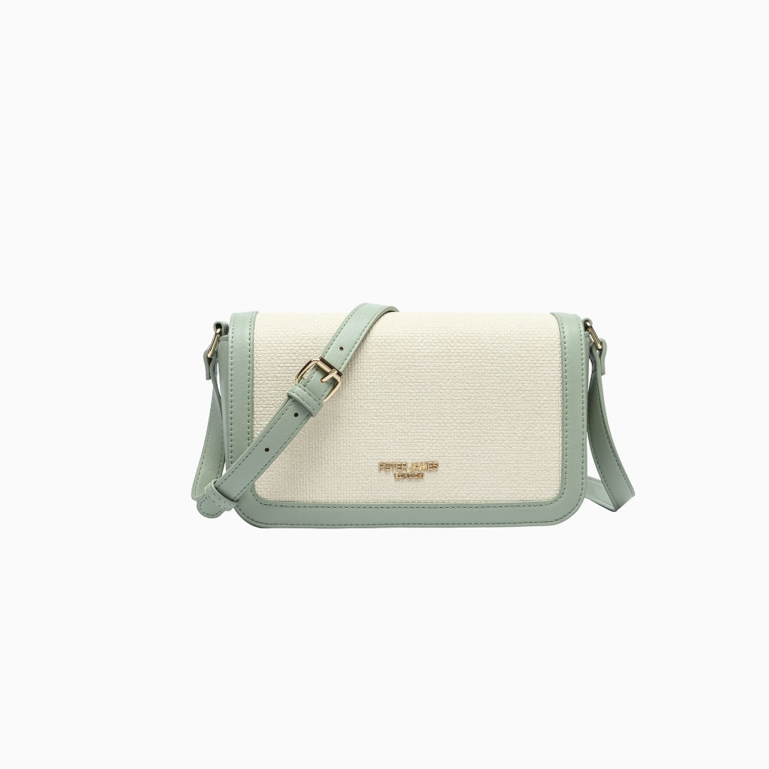 Portman Crossbody Shoulder Bag: Green