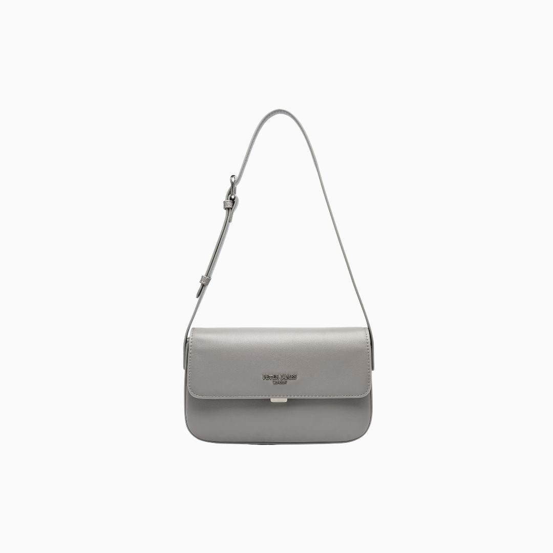Eaton Flap Crossbody: Grey, view 1