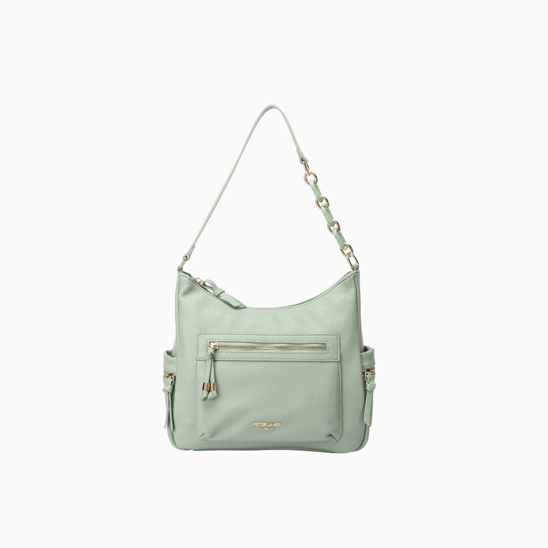 Bryanston Shoulder Bag: Green