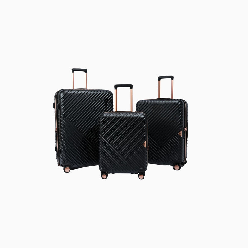 Islington Set of 3: Black Straps