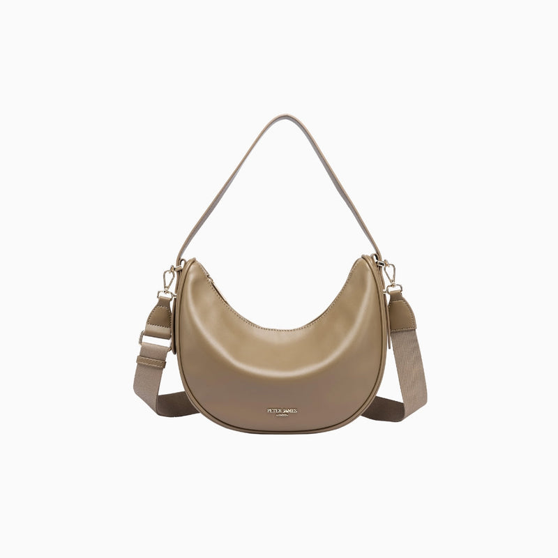Grosvenor Crescent Hobo: Brown, view 1