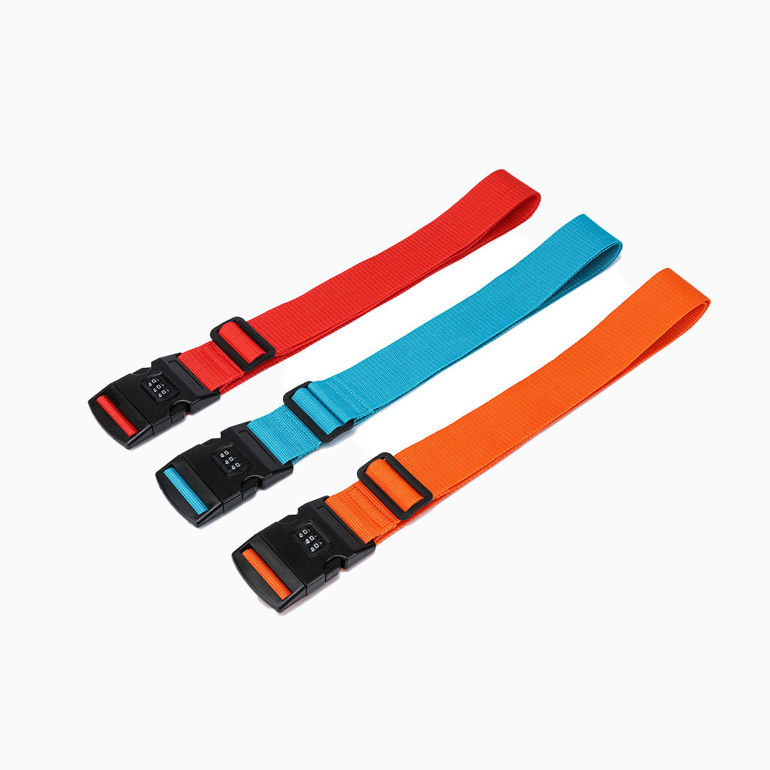 Luggage Strap with Combination Lock: colour assortment, view 1