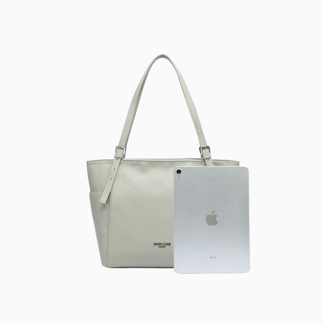 Cheyne Large Tote: Silver