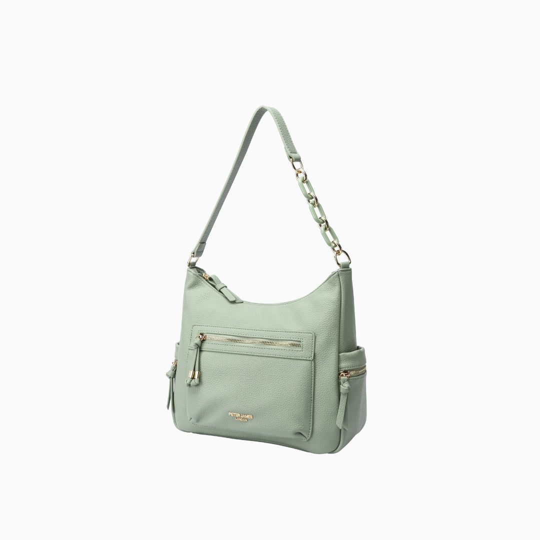Bryanston Shoulder Bag: Green
