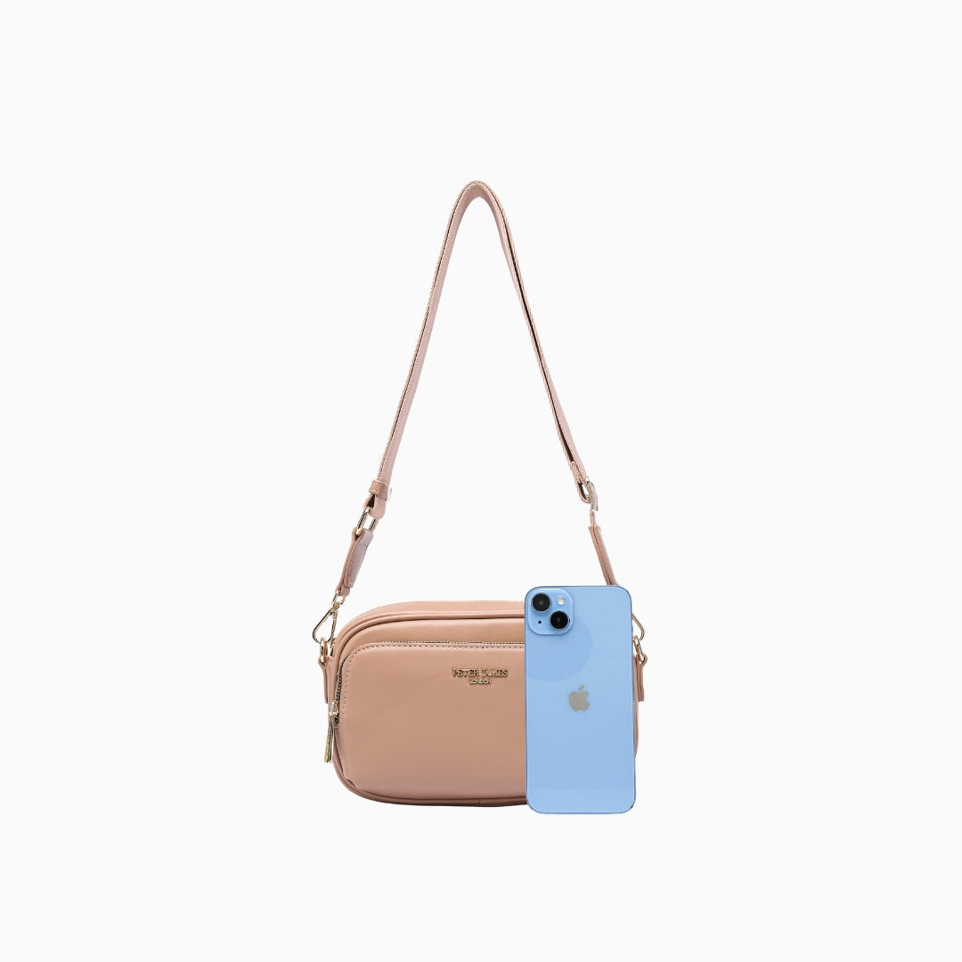 Savile Camera Crossbody: Vintage Pink