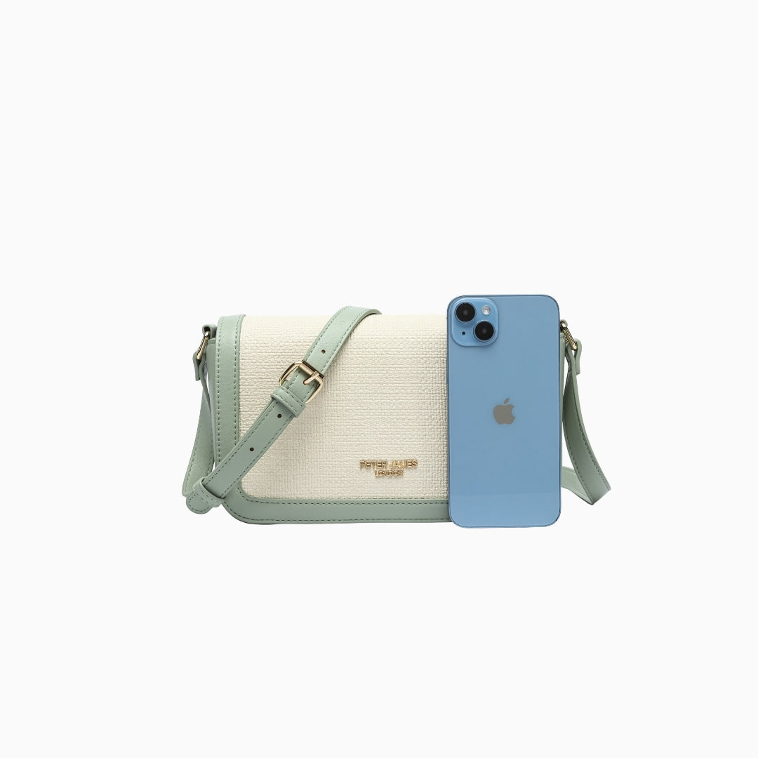 Portman Crossbody Shoulder Bag: Green