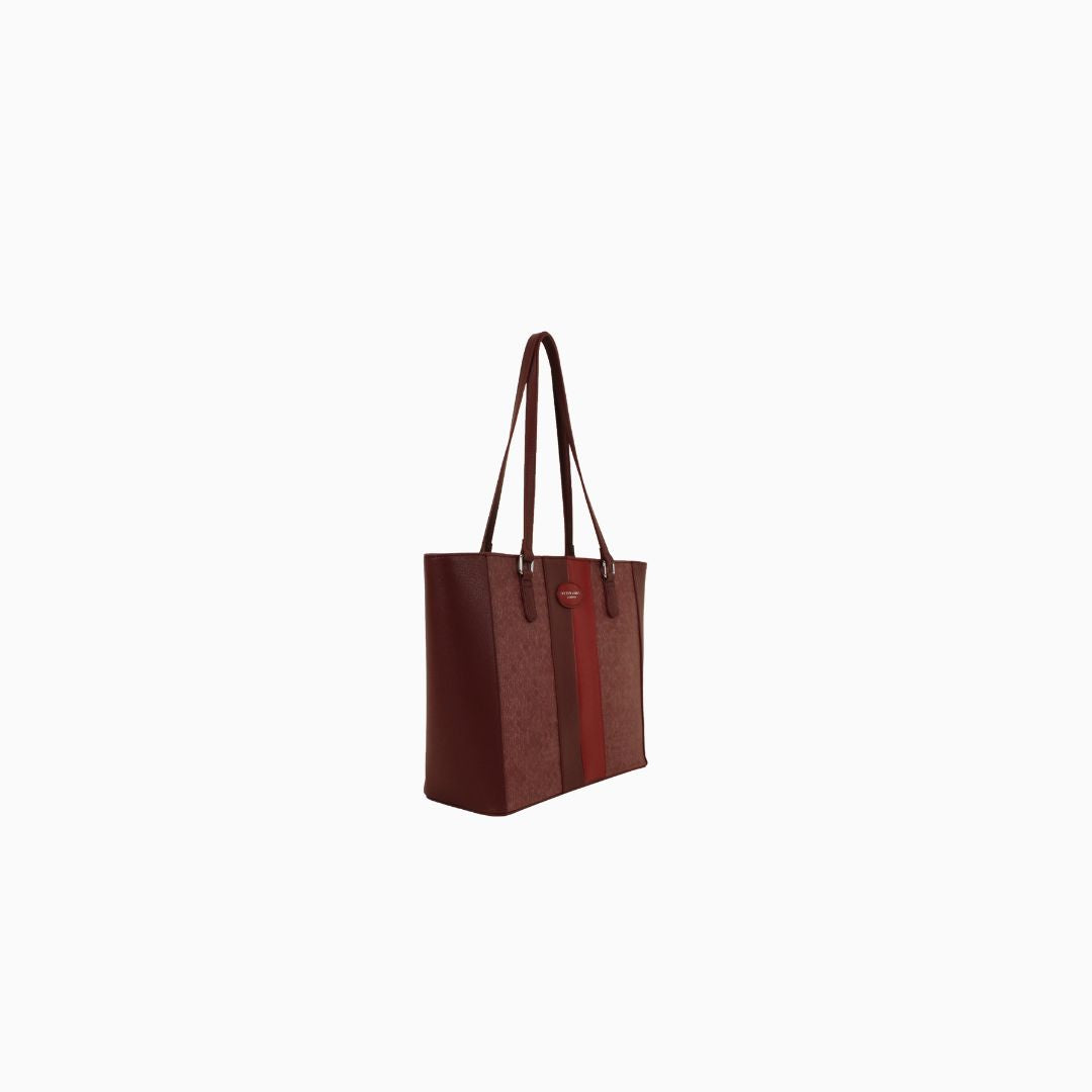 Pelham Horsehair Tote: Red