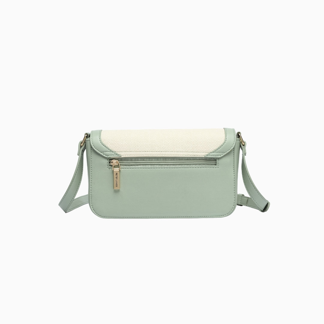 Portman Crossbody Shoulder Bag: Green