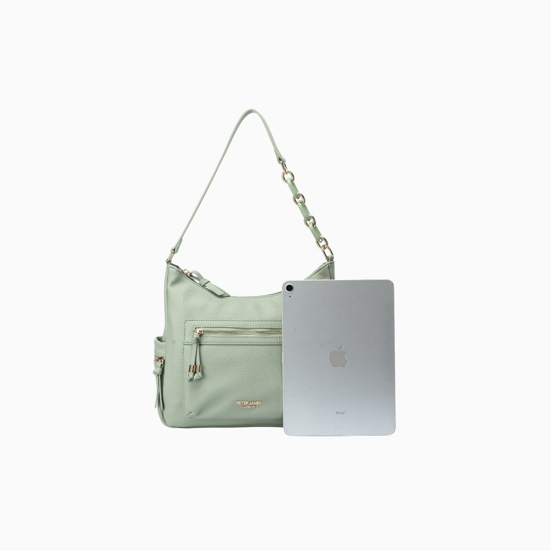 Bryanston Shoulder Bag: Green