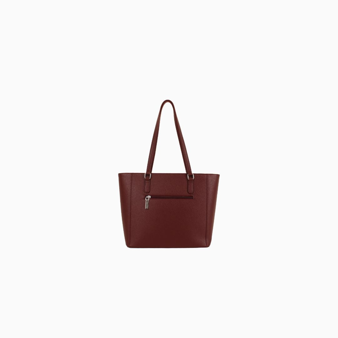 Pelham Horsehair Tote: Red