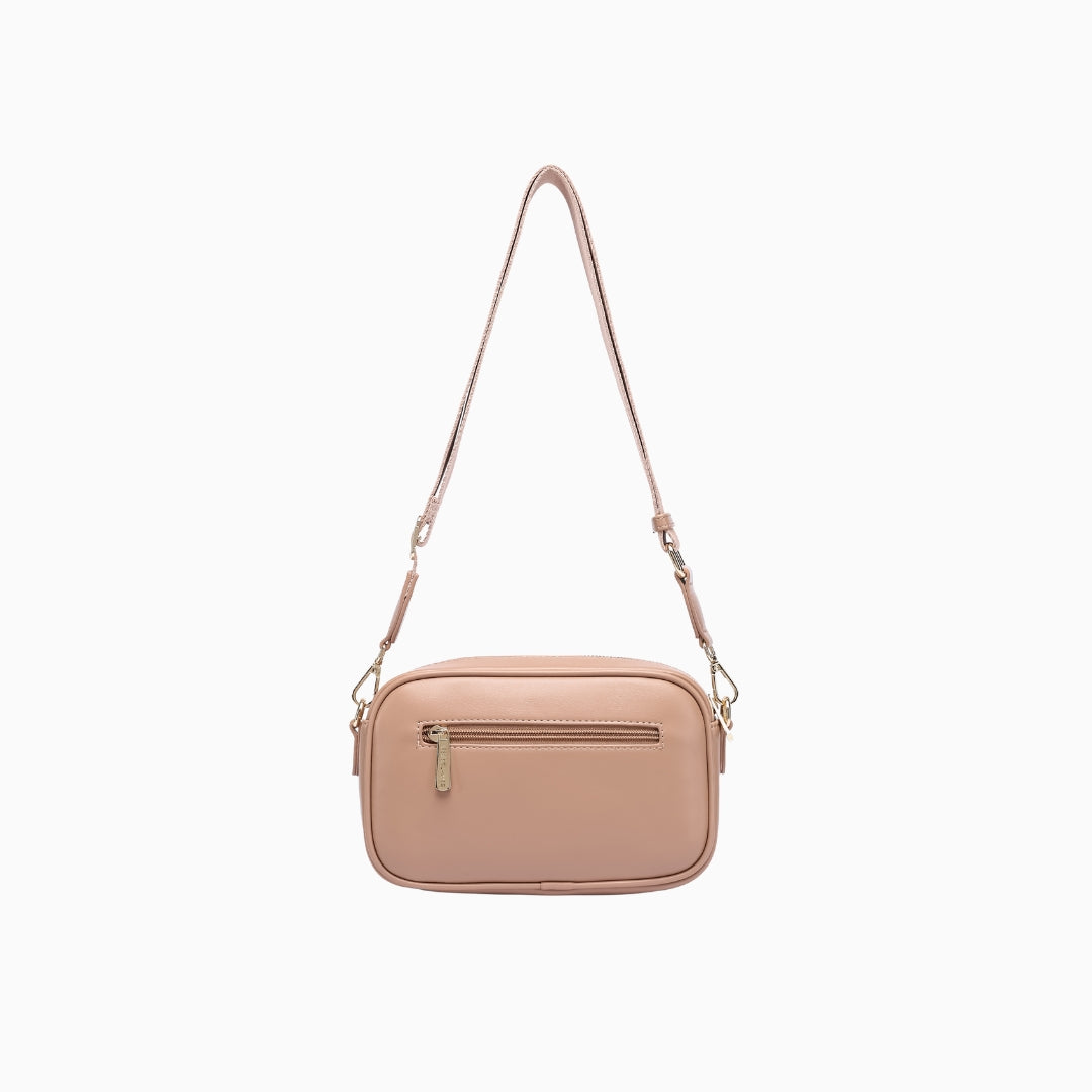 Savile Camera Crossbody: Vintage Pink