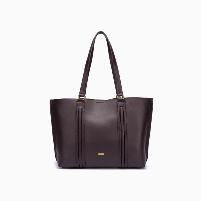 Albemarle Tote: Dark Maroon