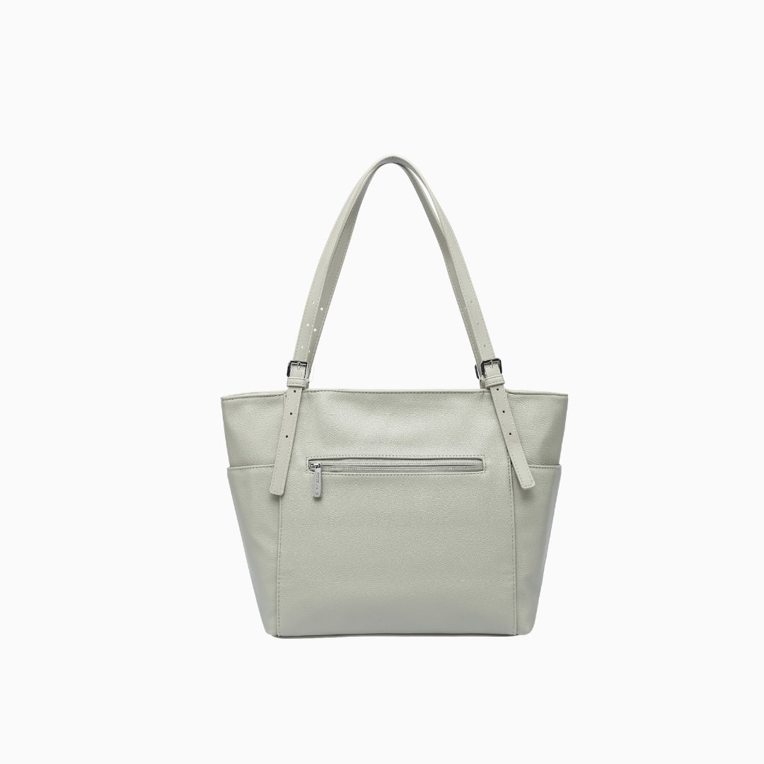 Cheyne Large Tote: Silver