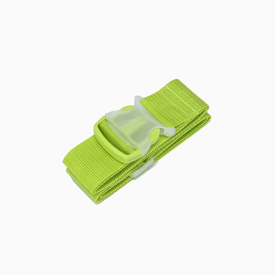 Transparent Luggage Strap: Light Green