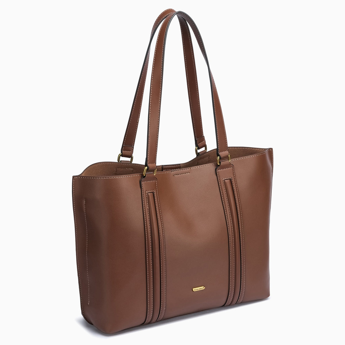Albemarle Tote: Brown, view 4