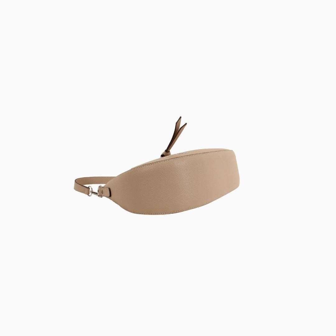 Audley Whipstitch Hobo: Beige