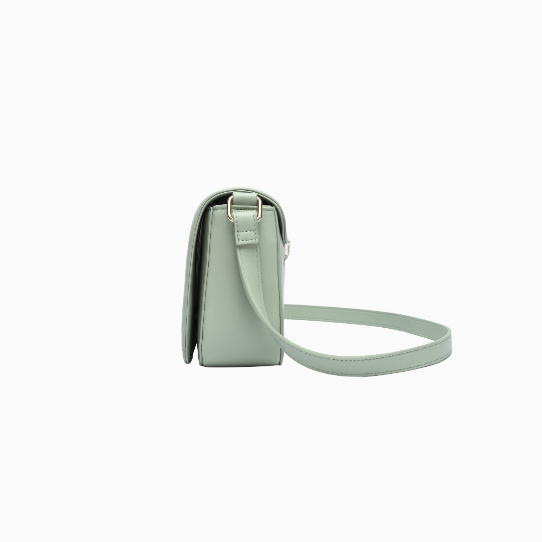 Portman Crossbody Shoulder Bag: Green