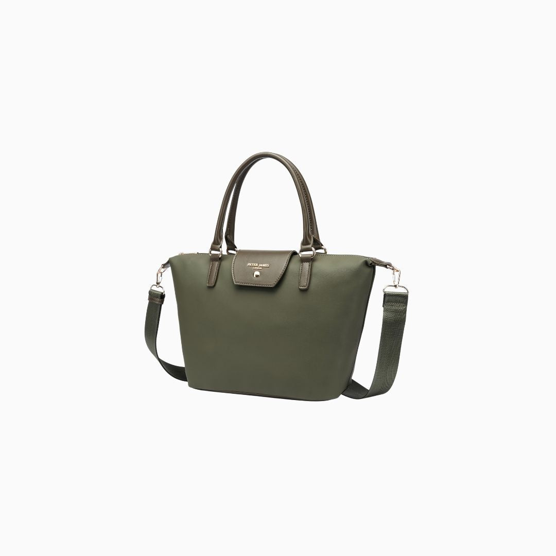 Belgrave Clean Line Tote: Green