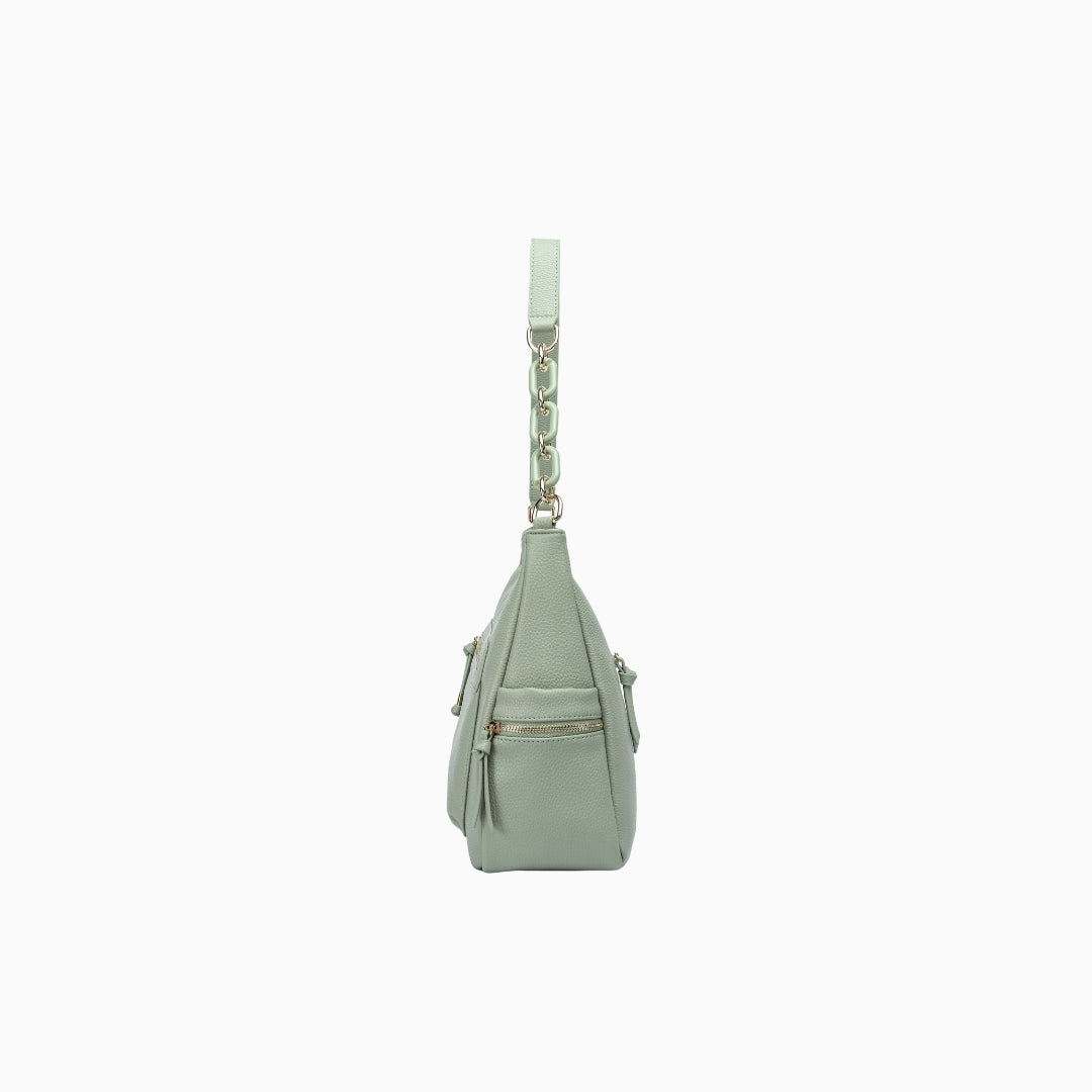 Bryanston Shoulder Bag: Green