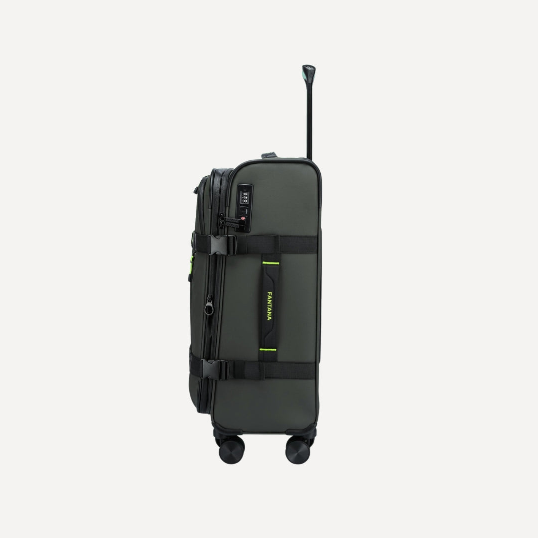 Shoreditch Spinner Trolley Case Small: Olive, view 4