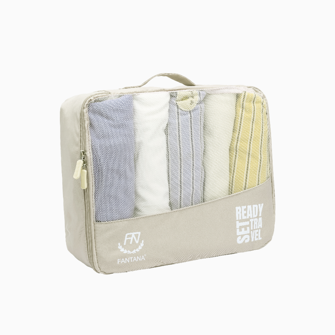 Packing Cube Set of 6: Stone Beige, view 5