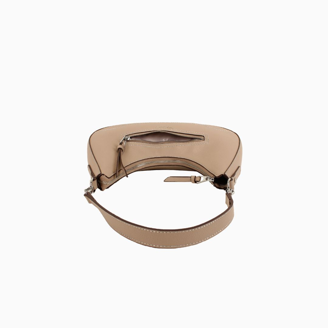Audley Whipstitch Hobo: Beige