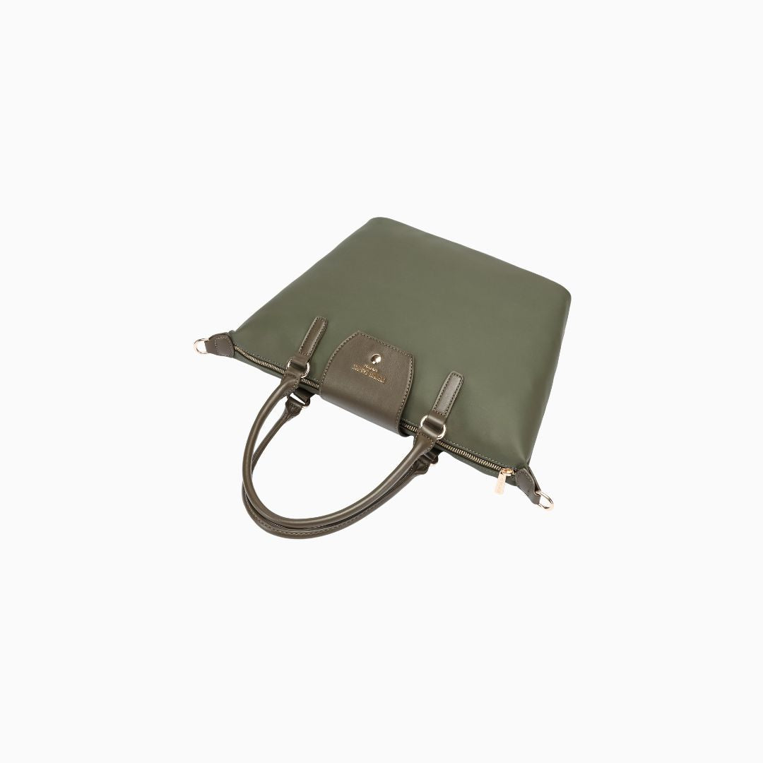 Belgrave Clean Line Tote: Green