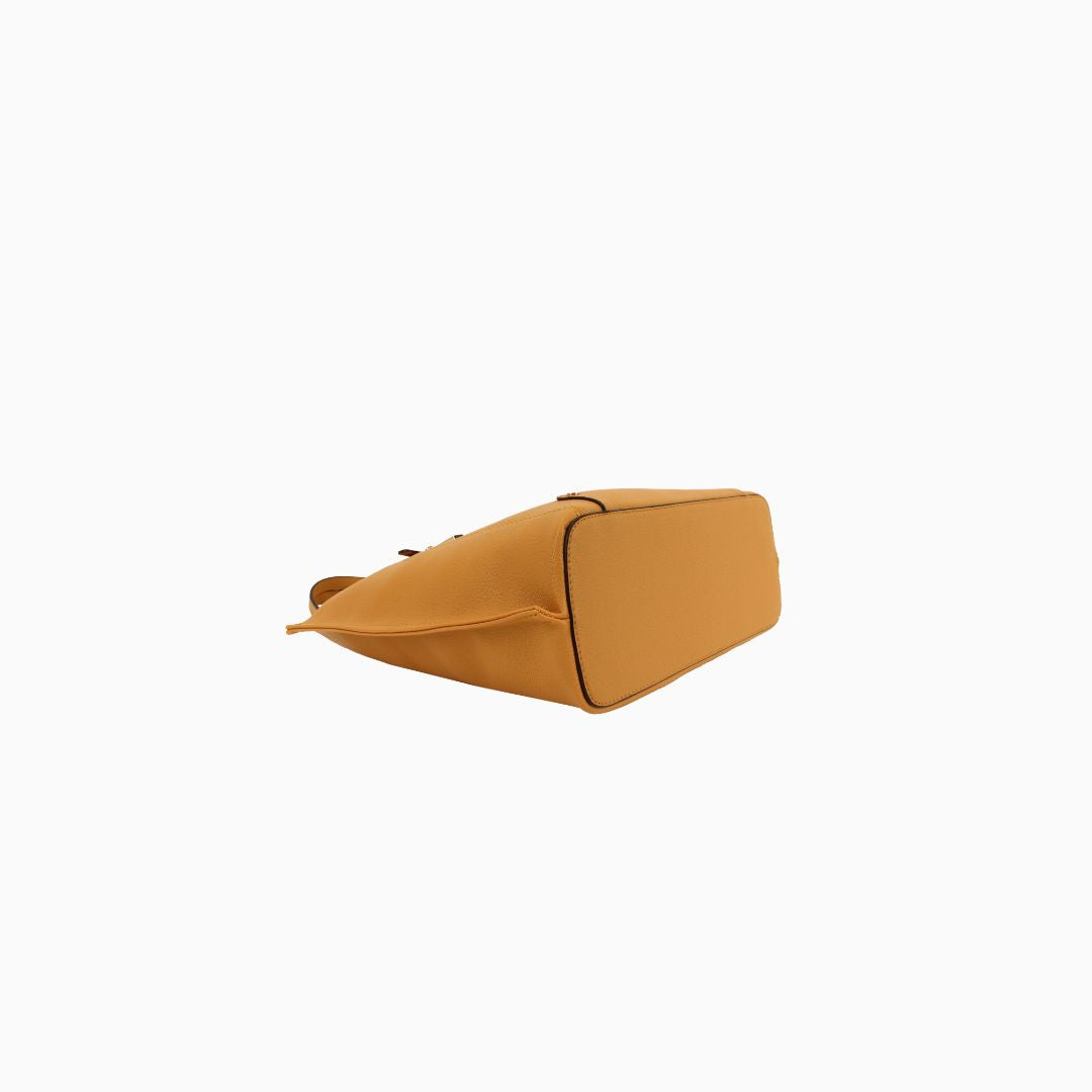 Bourdon Structured Tote: Gold