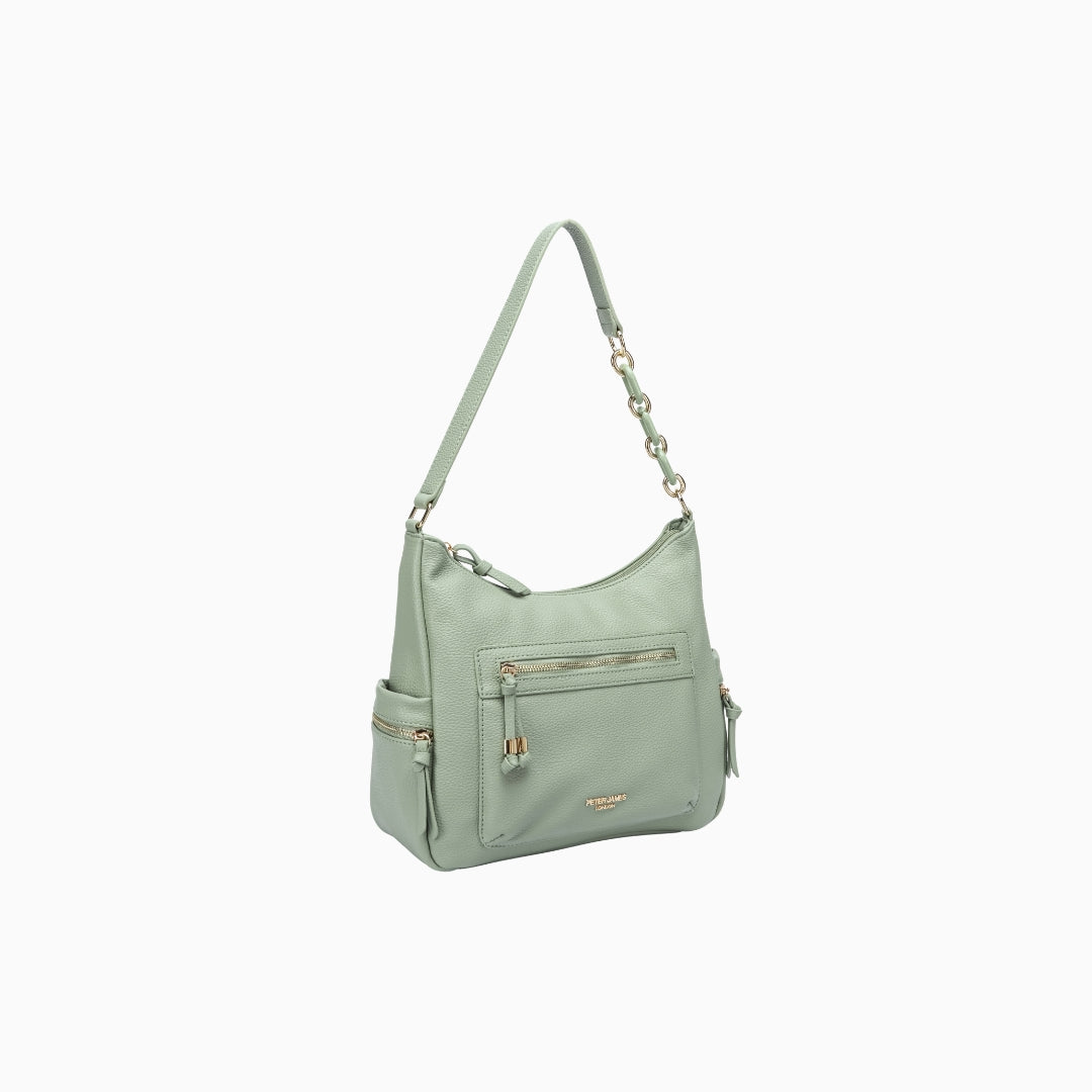 Bryanston Shoulder Bag: Green