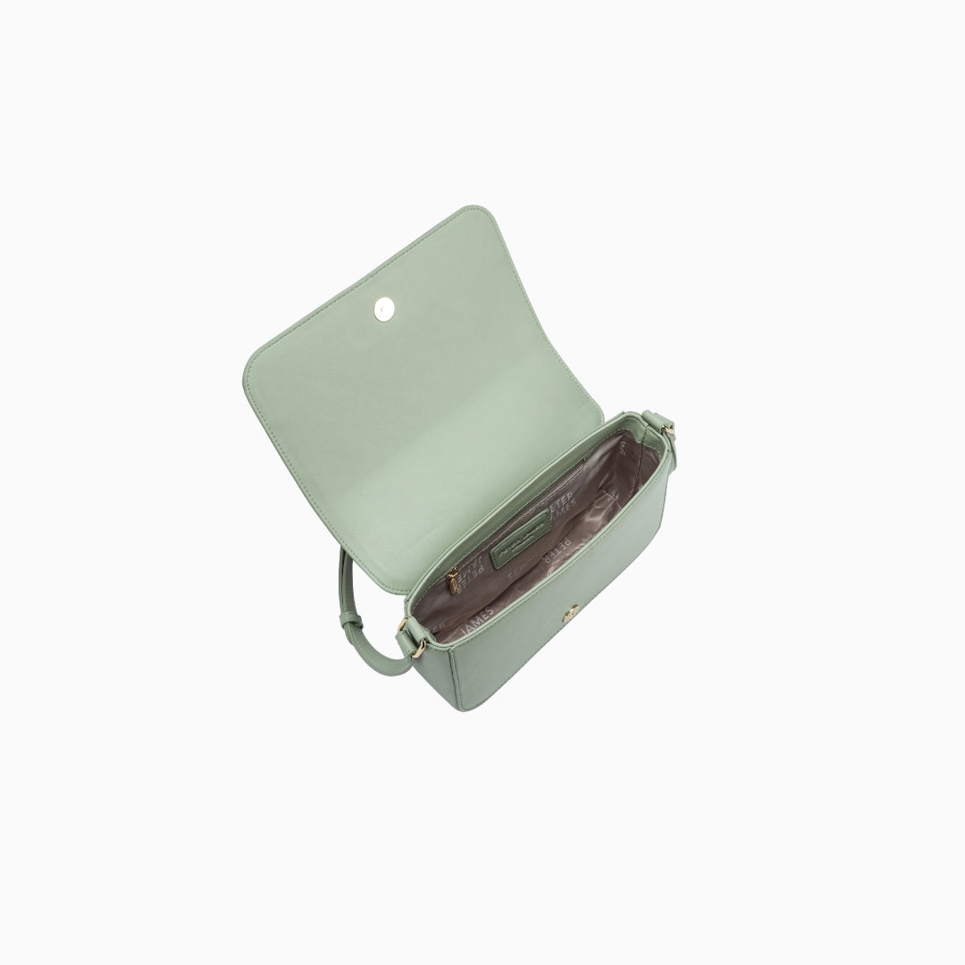 Portman Crossbody Shoulder Bag: Green