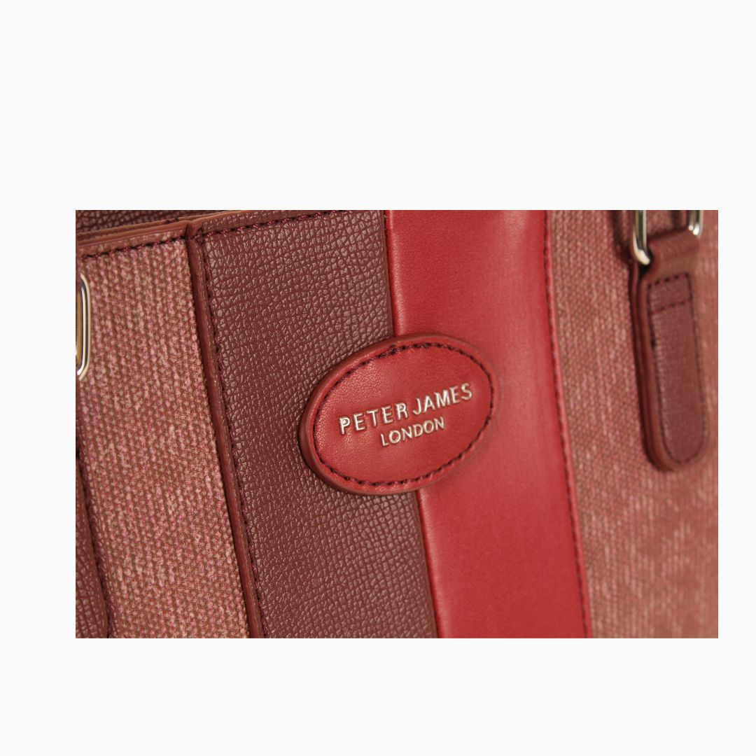 Pelham Horsehair Tote: Red