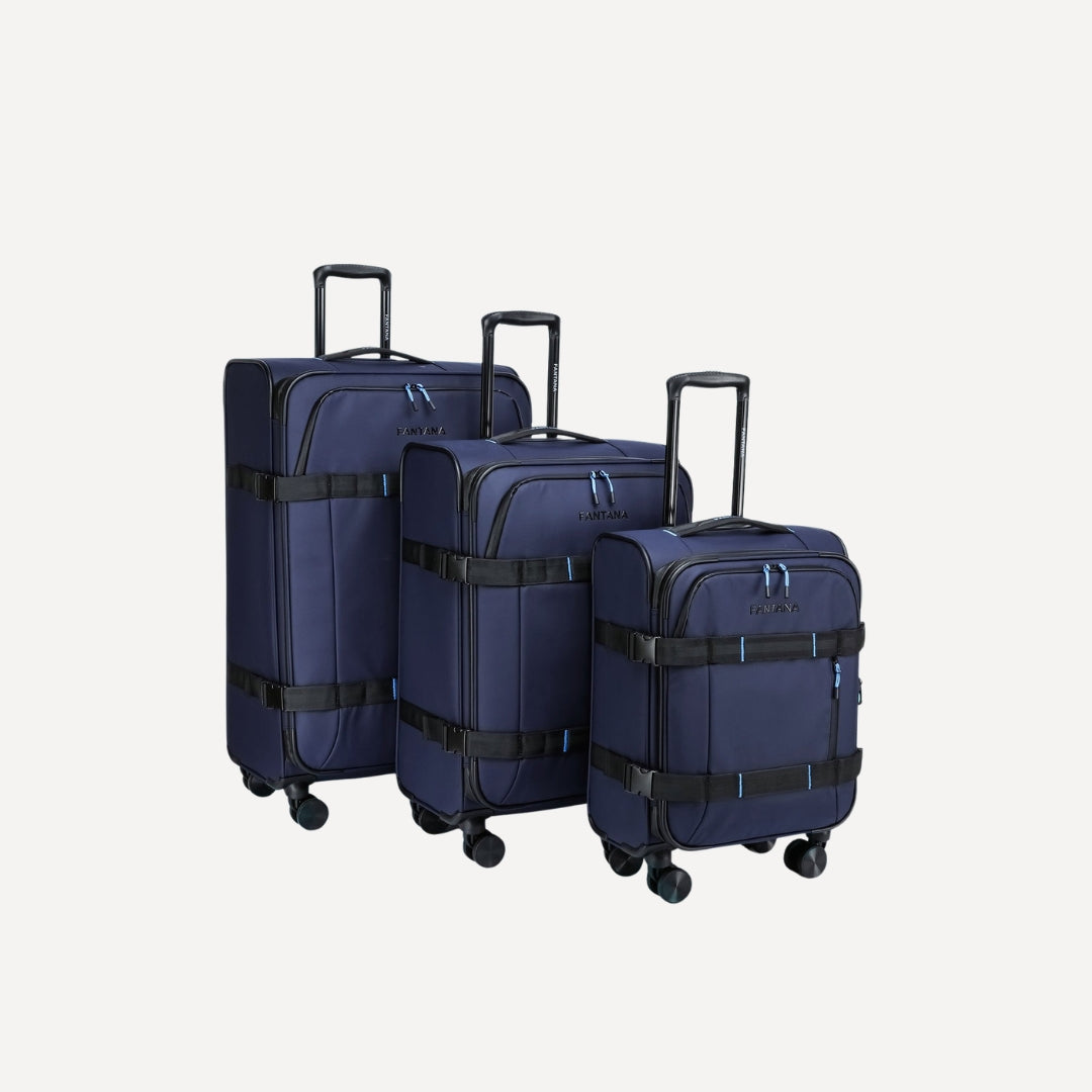 Shoreditch Spinner Trolley Case Large: Navy, view 5