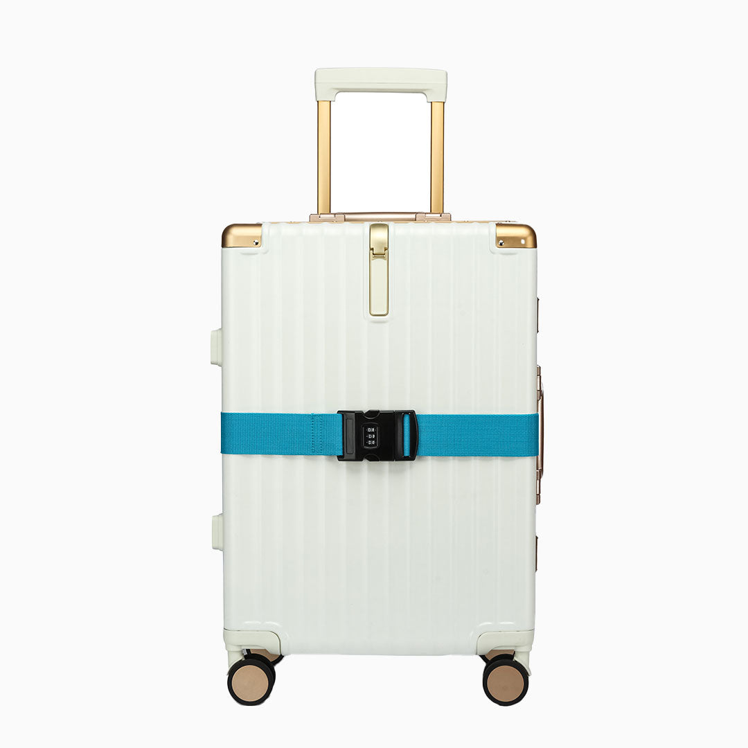 Luggage Strap with Combination Lock: Blue, view 6