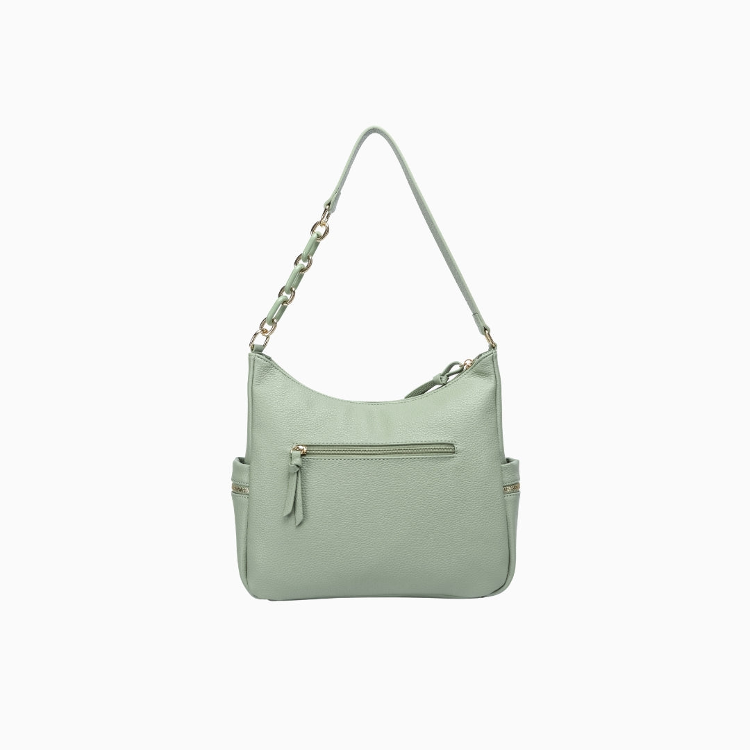Bryanston Shoulder Bag: Green