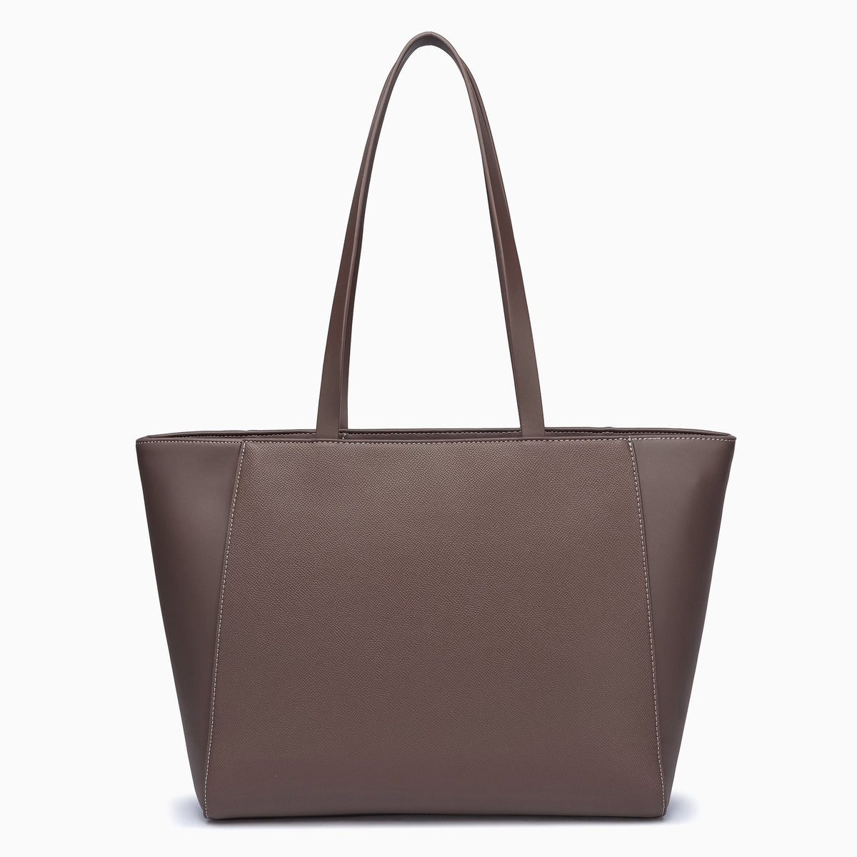 Egerton Pebbled Tote: Brown, view 6