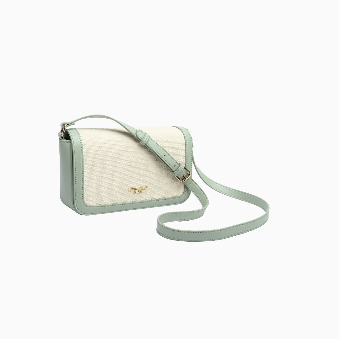 Portman Crossbody Shoulder Bag: Green