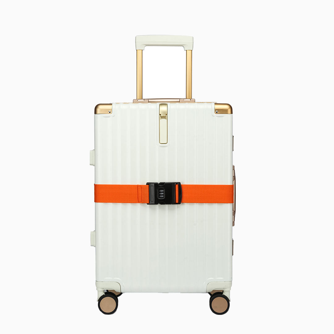 Luggage Strap with Combination Lock: Orange, view 7