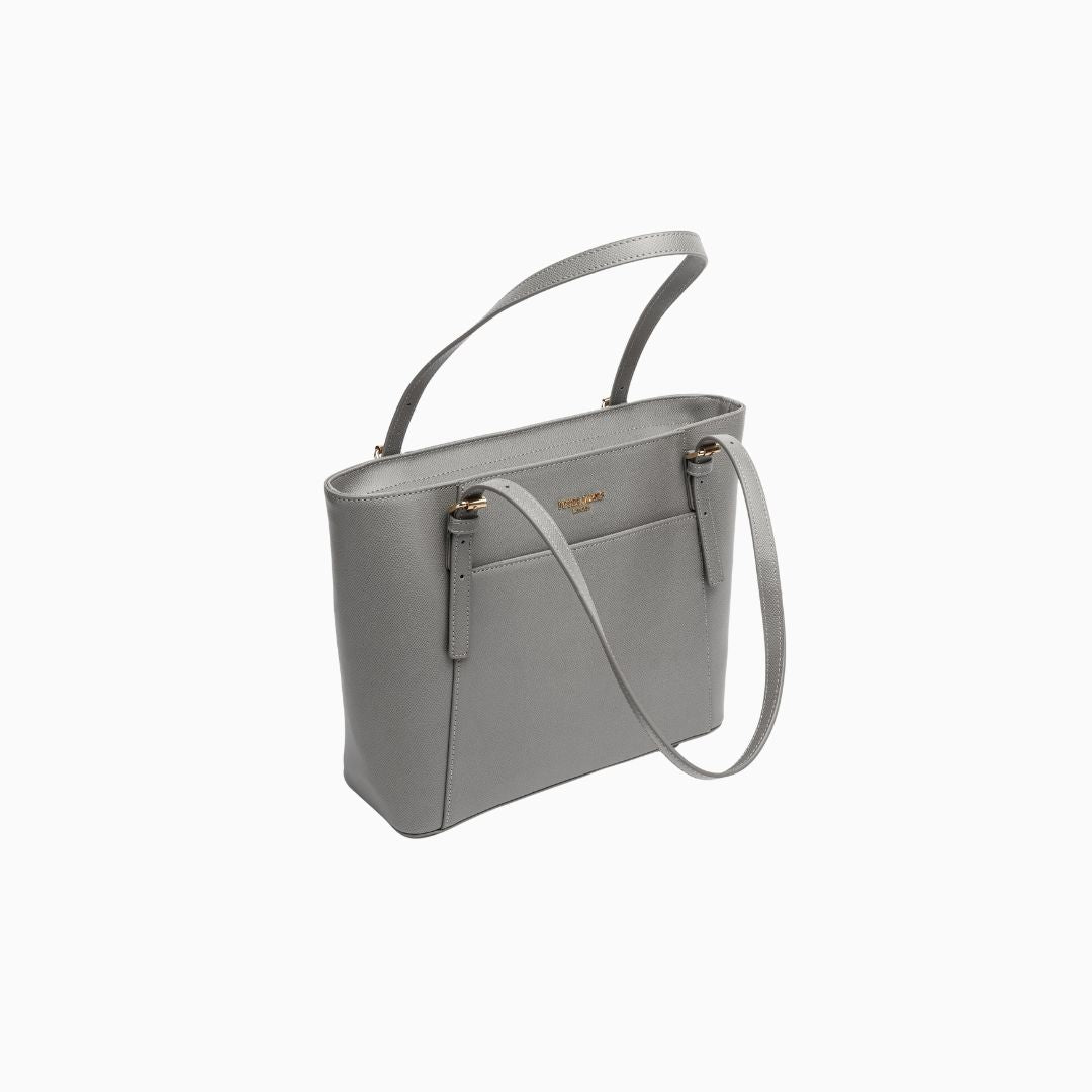 Dover Tote Shoulder Bag: Gray, view 7
