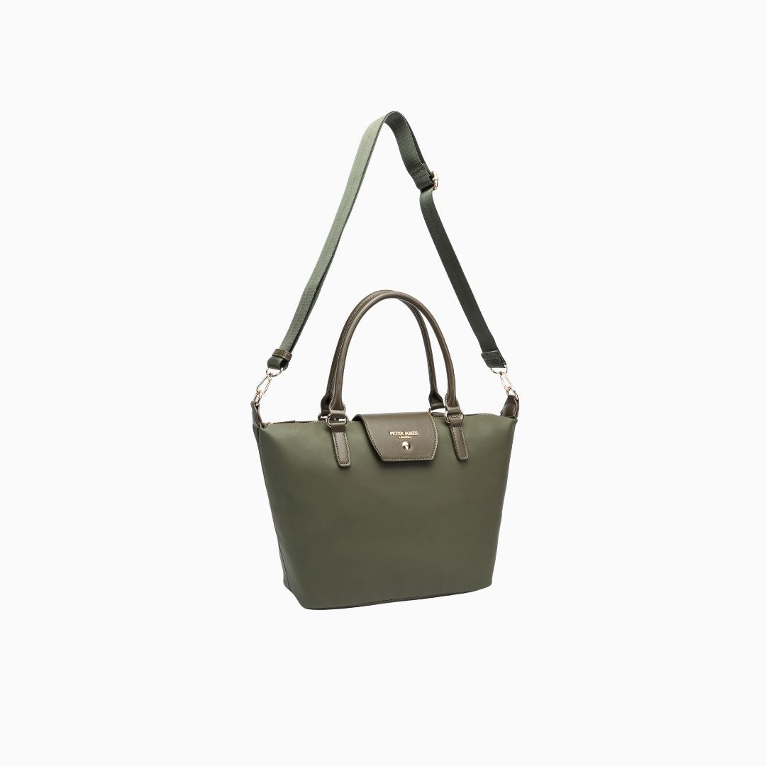 Belgrave Clean Line Tote: Green
