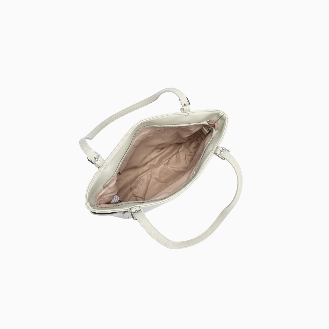 Cheyne Large Tote: Silver, view 7