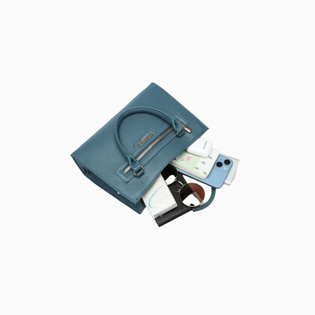 Walton Pocket Satchel: Blue