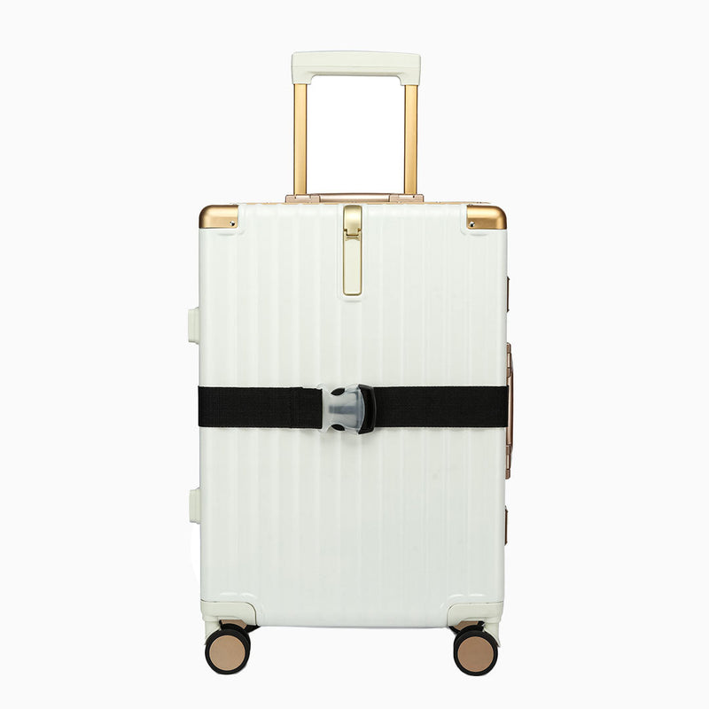 Transparent Luggage Strap: Black, view 8