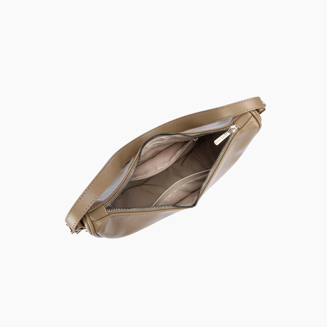 Grosvenor Crescent Hobo: Brown, view 8