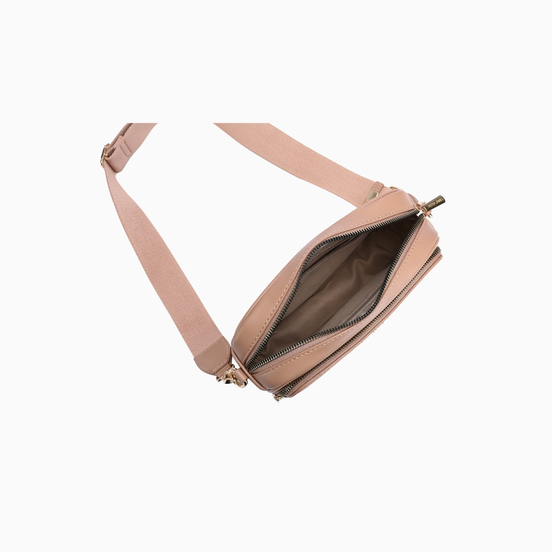 Savile Camera Crossbody: Vintage Pink