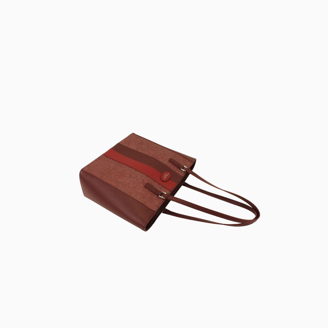 Pelham Horsehair Tote: Red