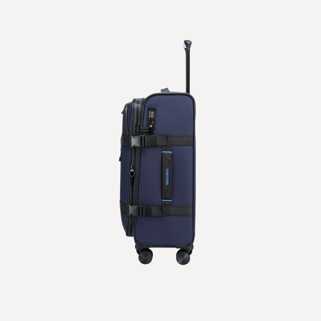 Shoreditch Spinner Trolley Case Large: Navy, view 7