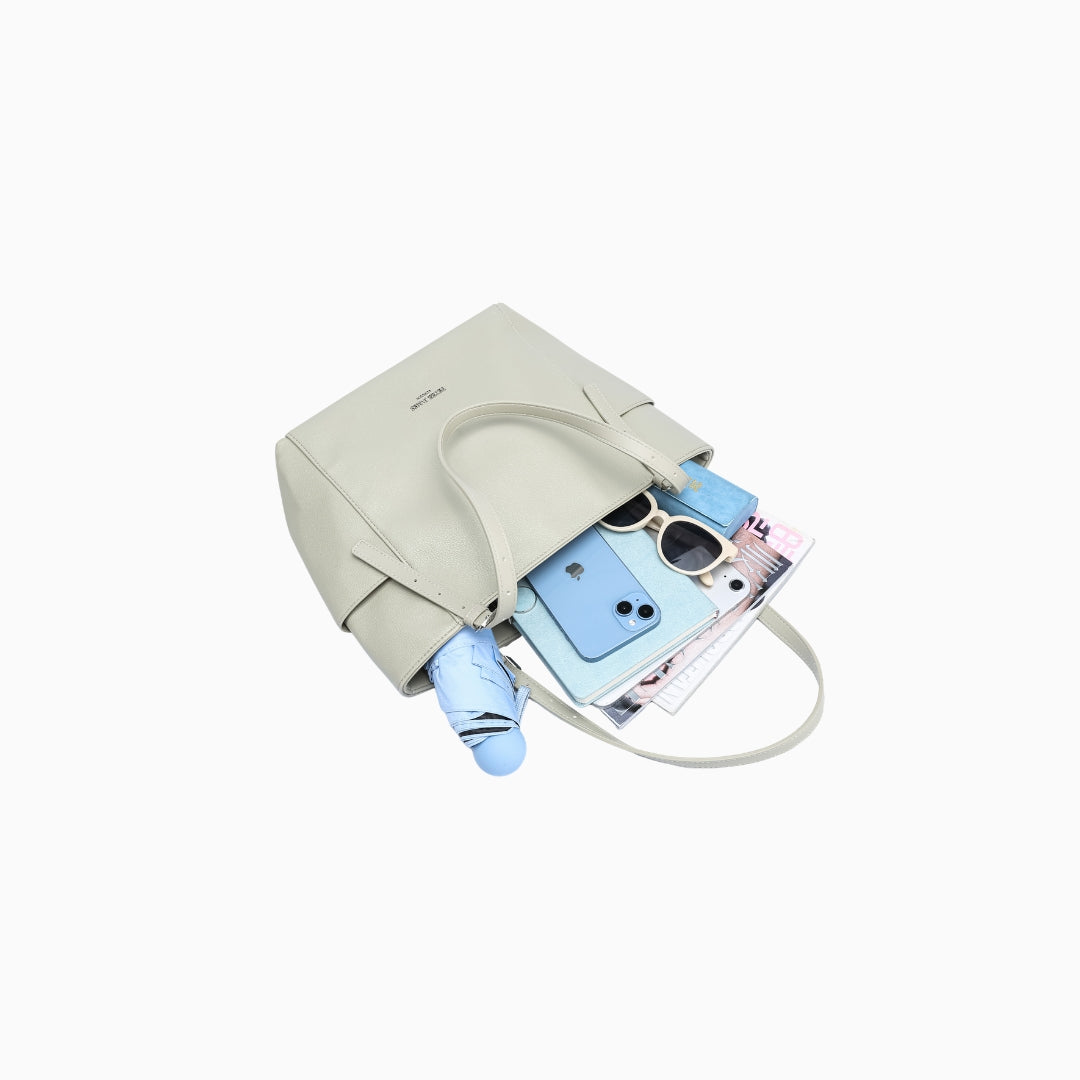 Cheyne Large Tote: Silver, view 8