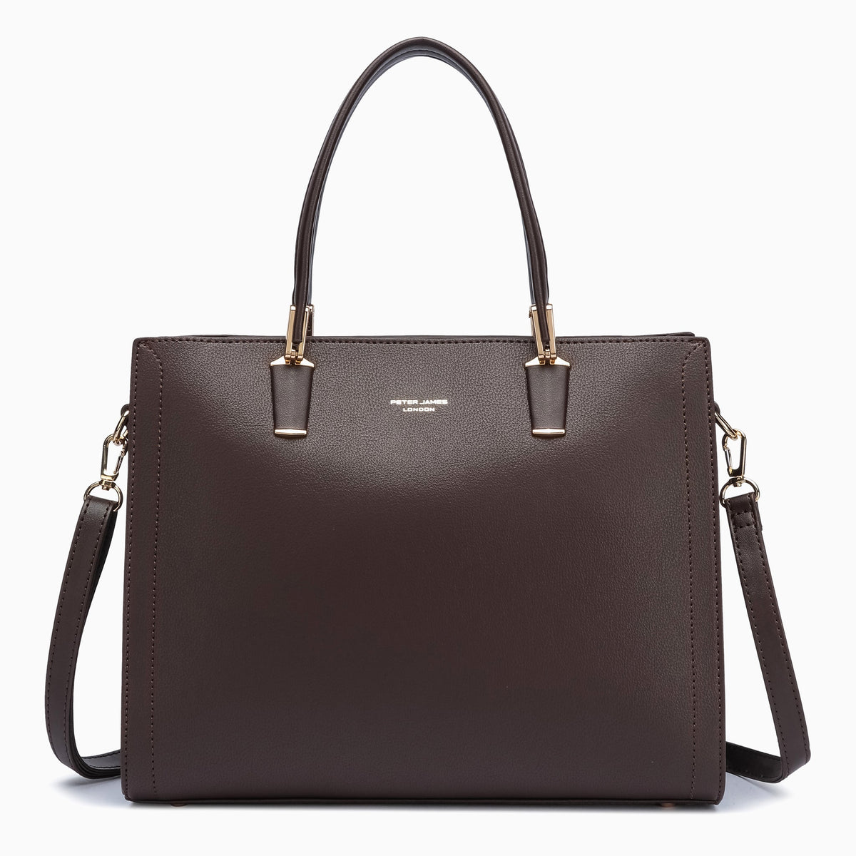 Conduit Textured Satchel: Dark Maroon, view 8