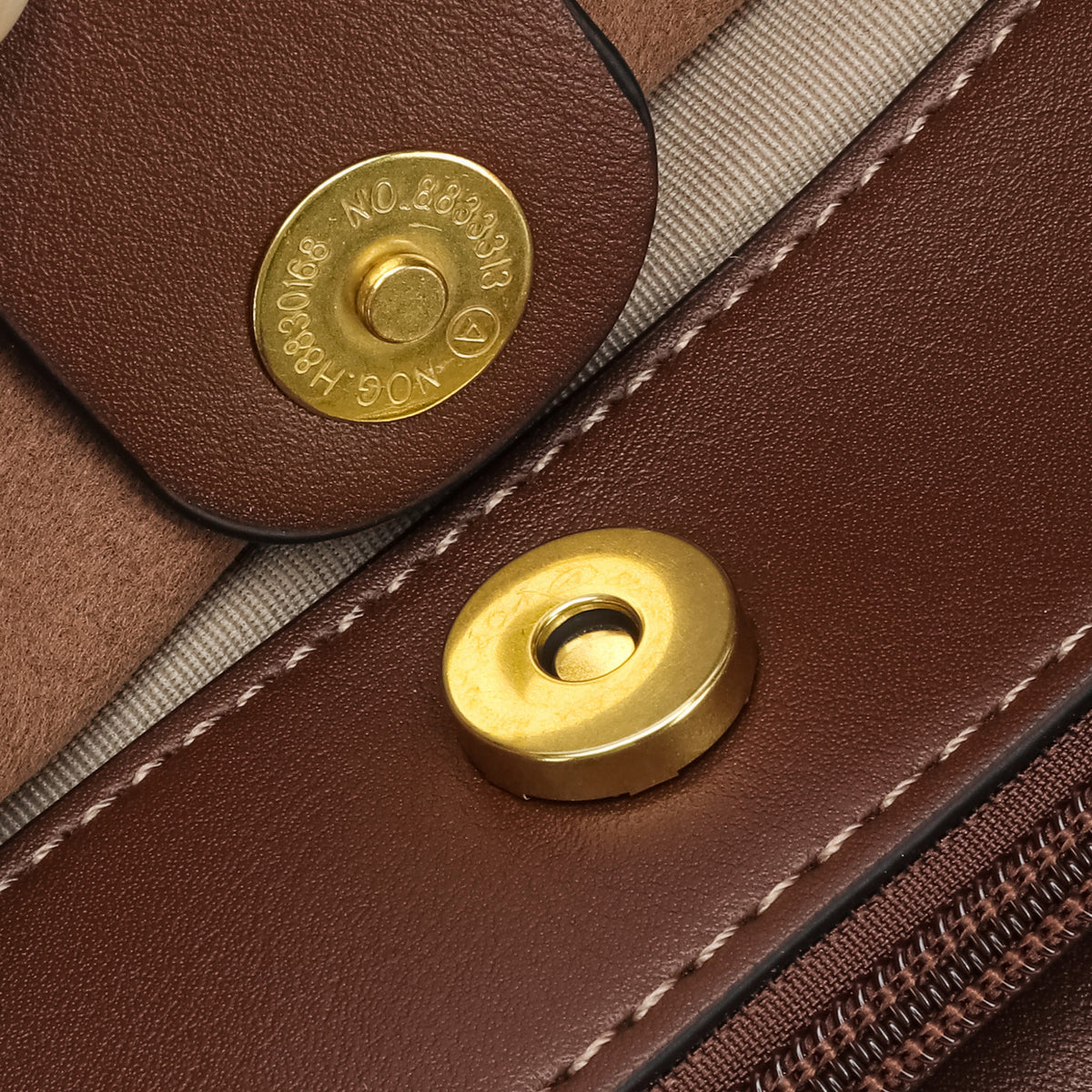 Albemarle Tote: Brown, view 9