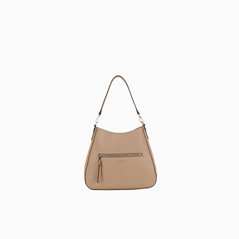 Onslow Hobo Shoulder Bag: Beige